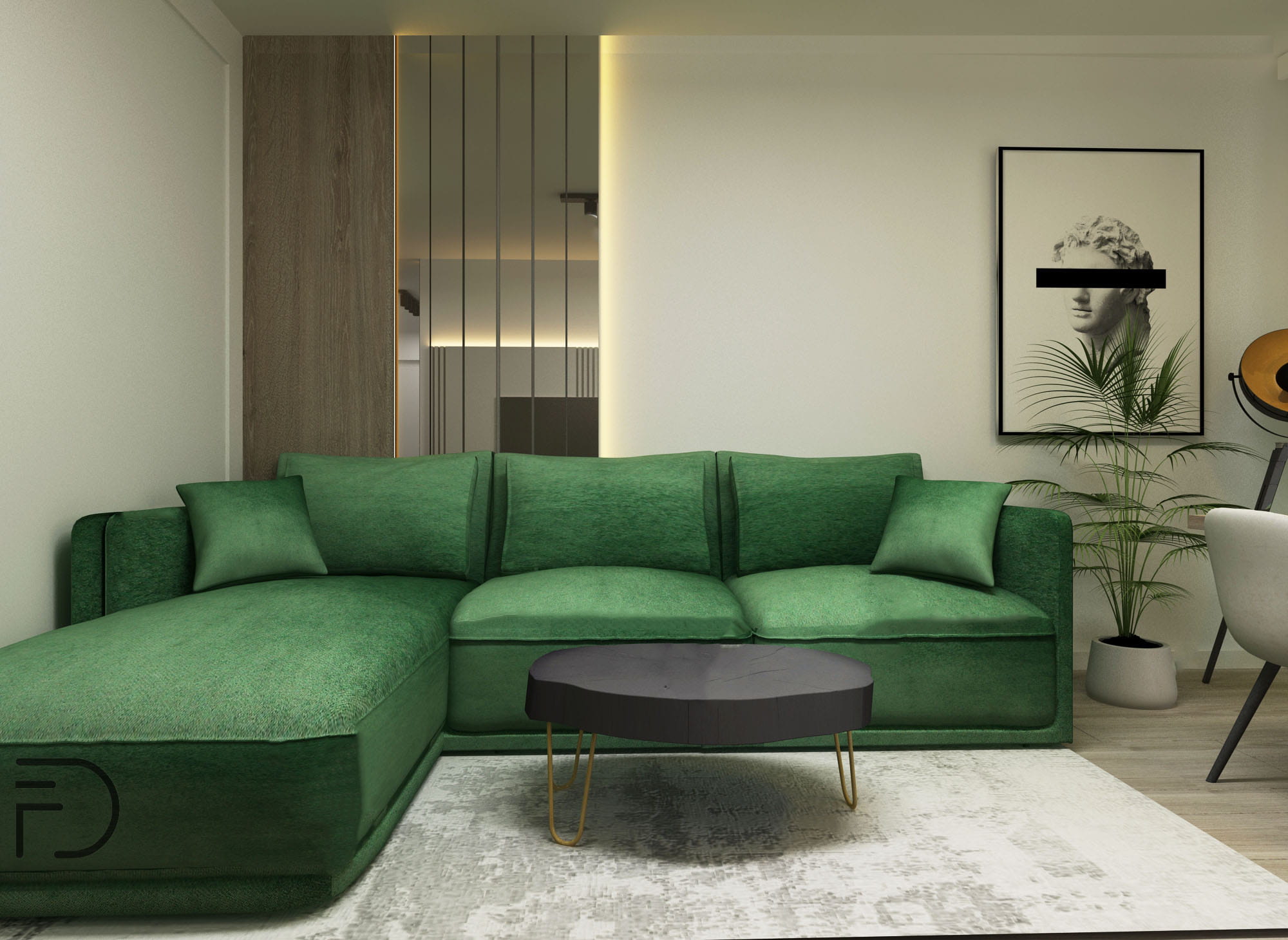 Onix Residence accent verde